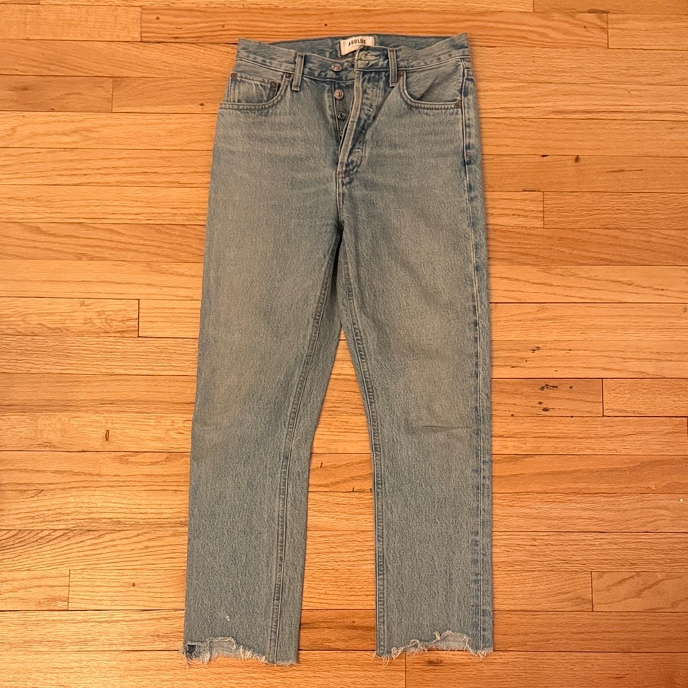 Agolde Classic Blue Denim Jeans